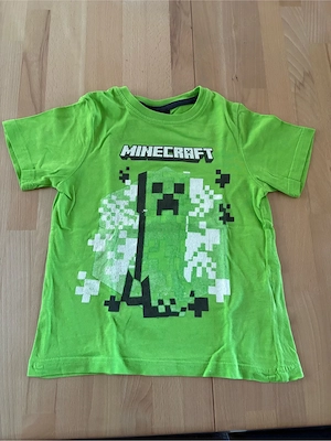 Kinder T-Shirt von Minecraft, Größe 110 116
