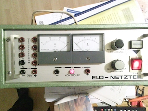 ELO Netzteil 35V , 6Ampere Vorsichtshalber als Bastler