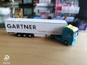N-Spur 1:160 Kleinstserienmodell MAN KühlKo-Sattelzug der Spedition "GARTNER", Auflage nur 5 Stück