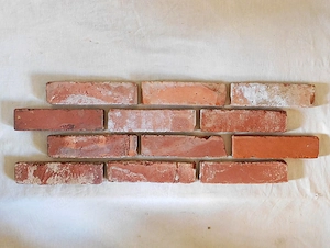 Echt alt Ziegel wand vintage Klinker Backstein riemchen used look