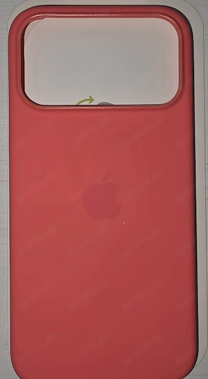 Original Apple iPhone 17 Pro Max Silikon Case mit MagSafe   Guavepink