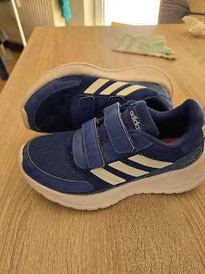 Adidas Kindersportschuhe Sneaker blau mit Klettverschluss 