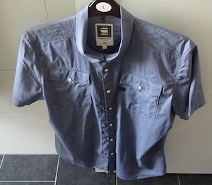 Gr. XXL Kurzarm-Hemd von G-Star Raw