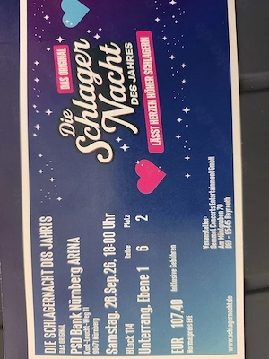 Schlager Nacht des Jahres Nürnberg 