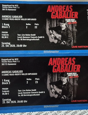 Andreas Gabalier 10 Jahre Volks-Rock'n Roller Konzert Hannover