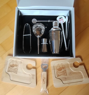 Cocktail Set Edelstahl PRINGLES - NEU 