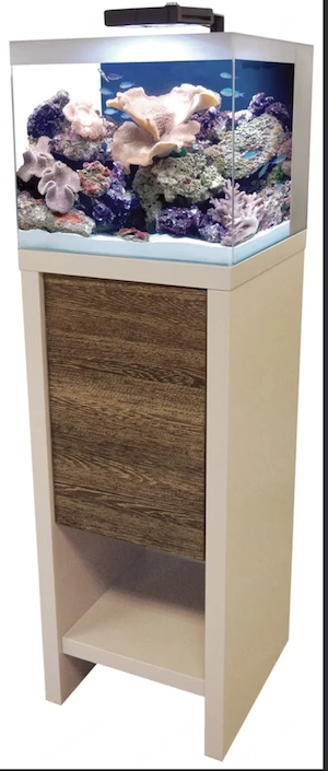 Fluval M40 Meerwasser Aquarium Inkl.   Unterschrank, Pumpe,Technikbereich Bild 2