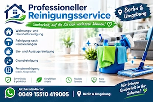 Professioneller Reinigungsservice in Berlin & Umgebung   zuverlässig & gründlich