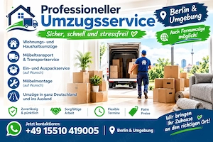 Professioneller Umzugsservice Berlin & Umgebung   Auch Fernumzüge möglich