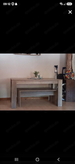 tisch mit bänken 