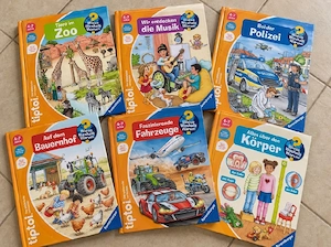 tiptoi Bücher - 6 verschiedene- sucht euch welche aus und schreibt mir 8  pro Buch
