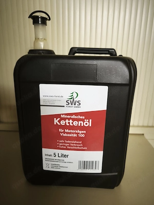4 Liter mineralisches Kettenöl Vis 100 zu verkaufen 