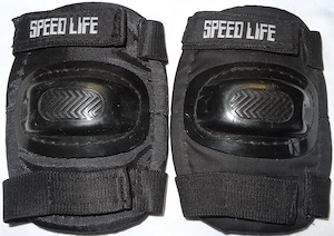 U Speed Life Ellbogenschützer Kinder Protectoren schwarz gebraucht gut erhalten 