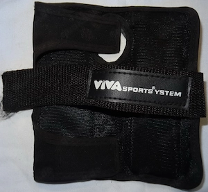 U Viva Sportsystem Handgelenkschützer f. Kinder ohne Schiene schwarz gebraucht gut erhalten Wir leer
