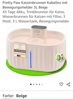 Katzen-Trinkbrunnen NEU