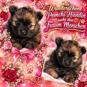 1 Wunderschöne Pomchi Hündin!