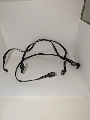 3er-Set SATA 3.0 Kabel schwarz (6 Gbps)   SATA-III Datenkabel für SSD   HDD   PC-Zubehör