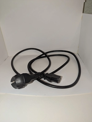 Kaltgerätekabel schwarz (ca. 1,5m)   Schuko-Stecker auf C13 Buchse   Netzkabel für PC, Monitor, Druc