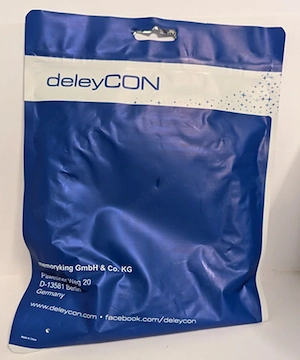 deleyCON USB 3.0 Kabel 3m (A-Stecker auf A-Stecker) Blau Schwarz   NEU & OVP