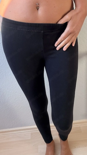 schwarze Leggins - Größe M 38 