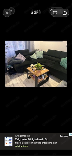 ecksofa Torezio mit schlaffuntkion, bettkasten und klappbarer Lehnen