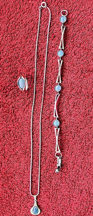 Opal Schmuckset ca.1975