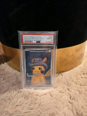Pokemon Pikachu with Grey Felt Hat Van Gogh PSA 10