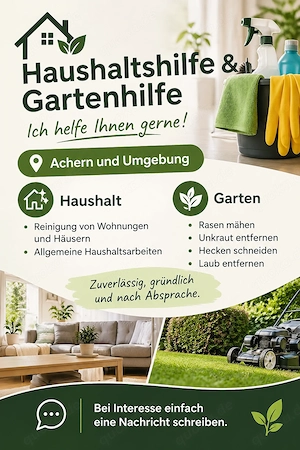 Haushaltshilfe & Gartenhilfe
