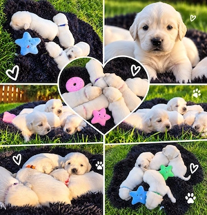 Hunderasse Retriever Golden Retriever Welpen -kleine Herzensbrecher duchen ihr Zuhause in ...