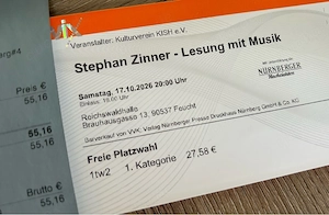 2 Tickets für Stepan Zinner