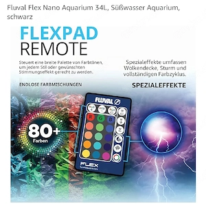 Aquarium Komplettset Fluval Flex 34 Liter 