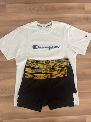 Herren Tshirt und Boxershorts Markenlos L No Name