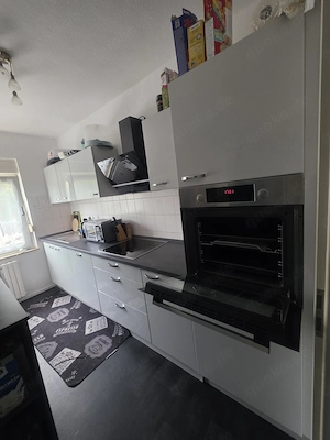 Moderne Einbauküche 3,45m inkl. Elektrogeräte Hochglanz Bild 2