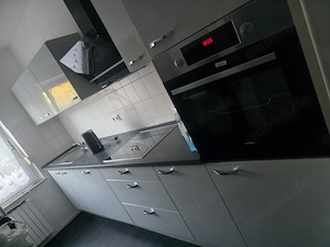Moderne Einbauküche 3,45m inkl. Elektrogeräte Hochglanz Bild 1
