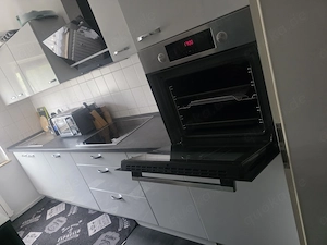 Moderne Einbauküche 3,45m inkl. Elektrogeräte Hochglanz Bild 3