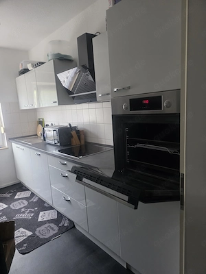 Moderne Einbauküche 3,45m inkl. Elektrogeräte Hochglanz Bild 5