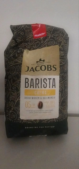 Jacobs Barista Crema Kaffeebohnen 1kg (3 Stück, Preis pro Stück)