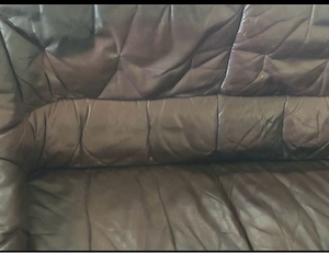 L-förmiges Sofa aus Echtleder