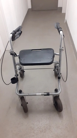 Rollator und Gehstock