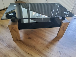 Glastisch  schwarz