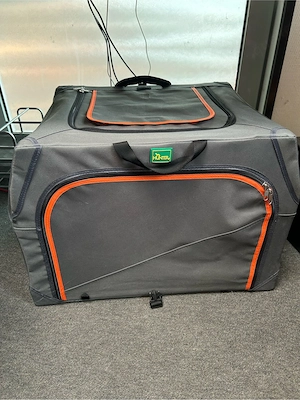 HUNTER Faltbare Hundebox mit Aluminium-Gestell S