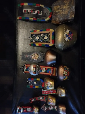 Traditionelle Kuhglocken Sammlung
