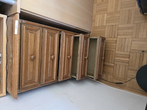 Schubladenschrank Echtholz 47x78x45