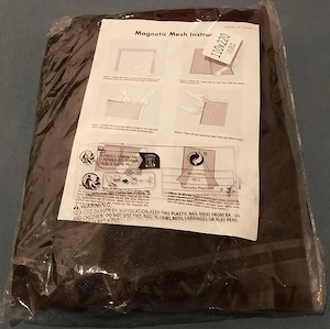 Fliegengitter für die Türe Magnet, Glasfaser-Mesh Fiberglas-Fliegengitter 