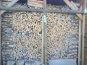 Trockenes Laubholz-Brennholz aus Privatbestand