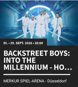 3   Backstreet Boys 29.09. Düsseldorf 