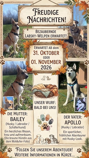 Wurfankündigung 