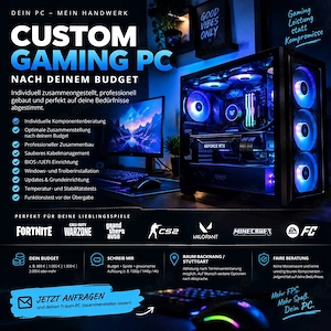 Custom Gaming PC nach Wunsch & Budget