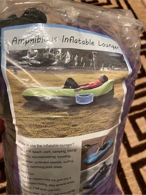 Aufblasbare Lounge für Land & Wasser   NEU   30  