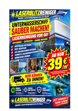 Sauberes Boot, dann Termin sichern